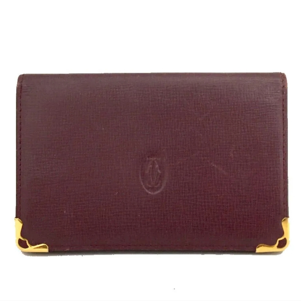 Must de Cartier Leather Card Case /5P0149